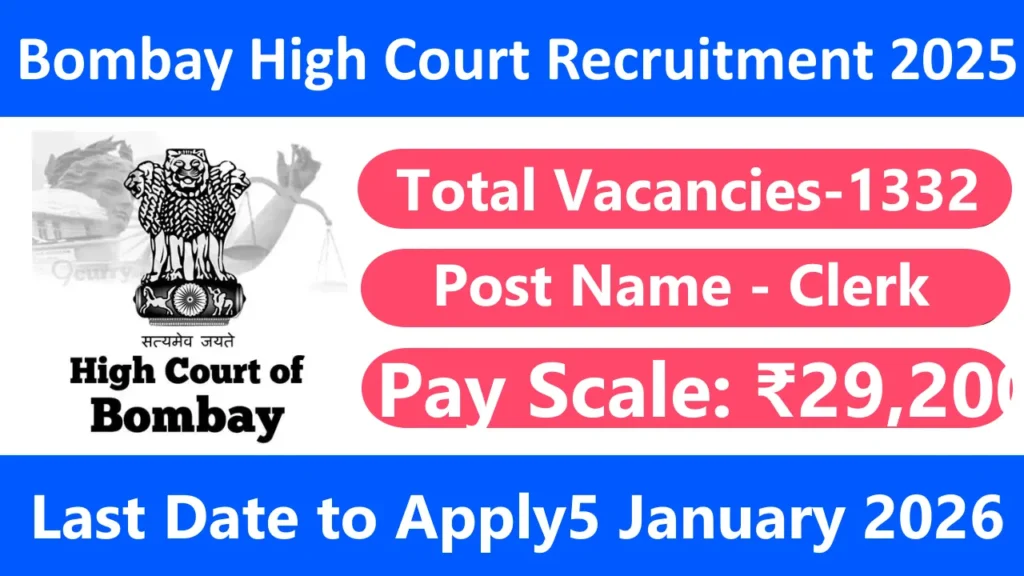 Bombay High Court Recruitment 2025