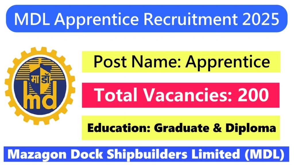 MDL Apprentice Recruitment 2025