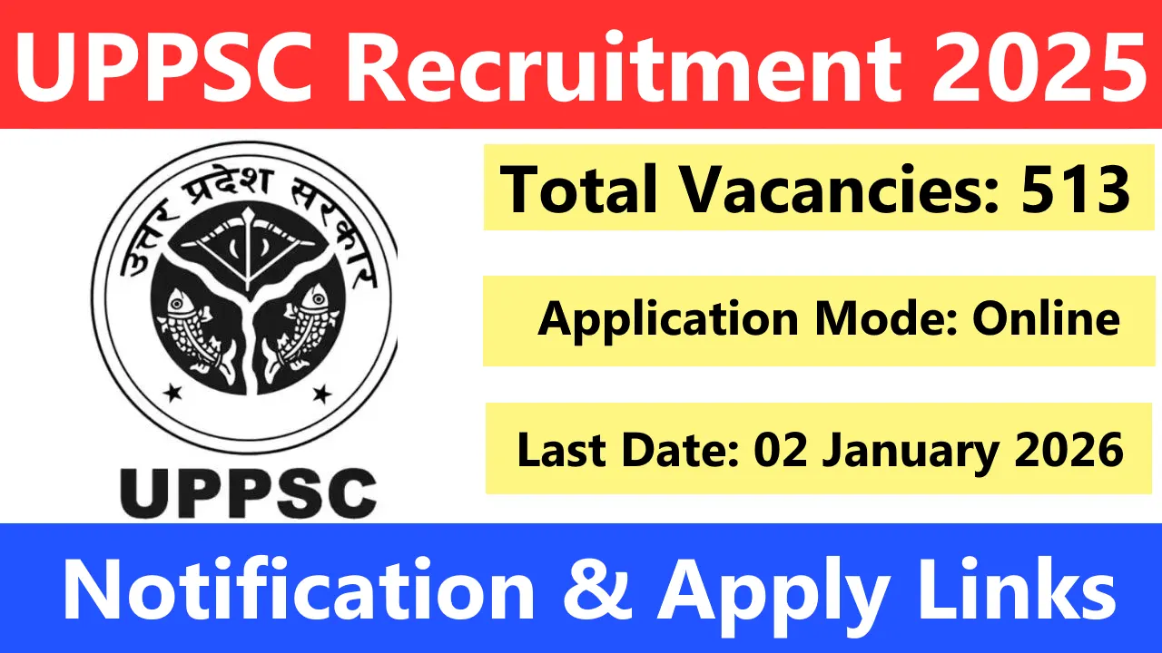 UPPSC Recruitment 2025